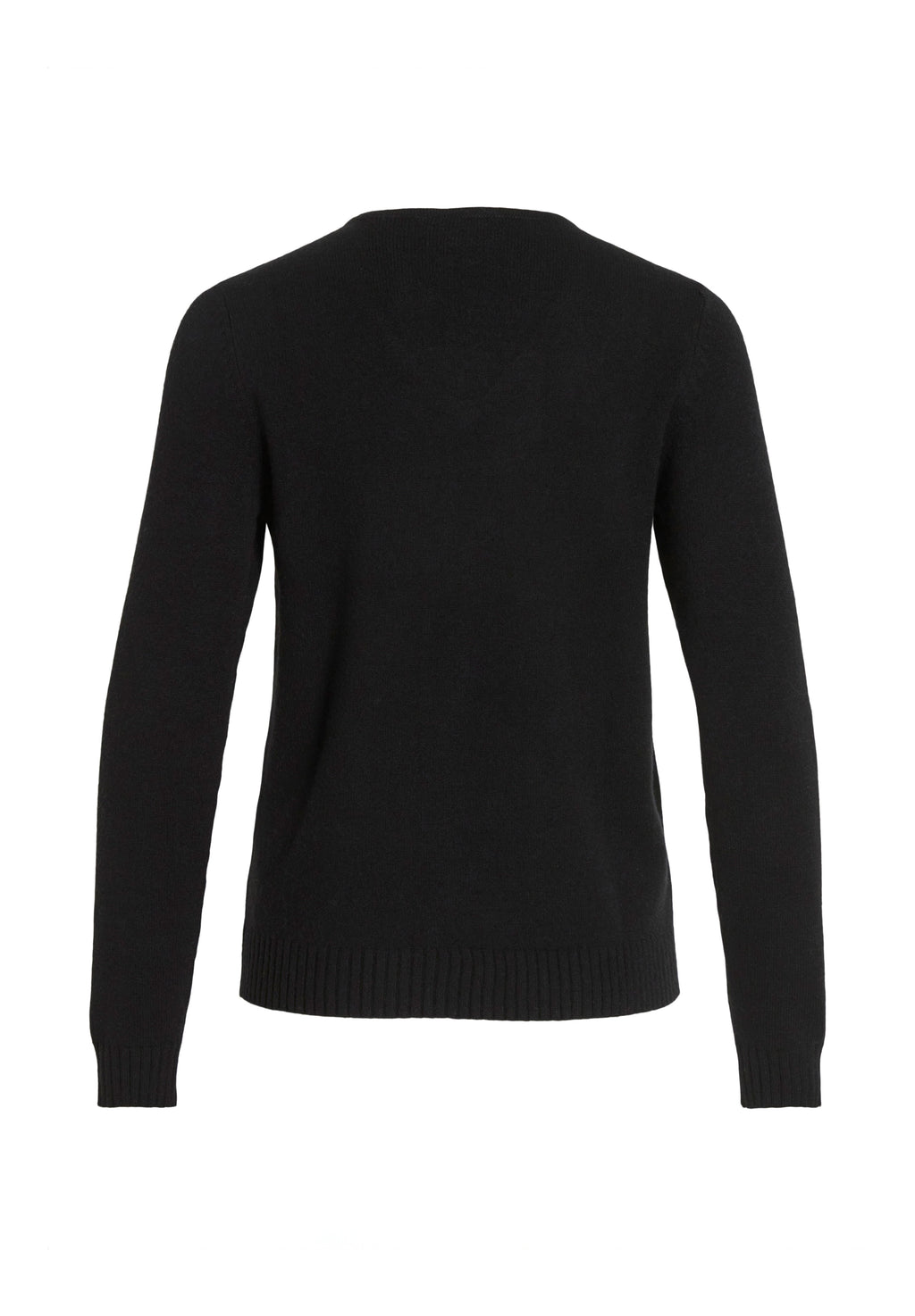 VILA VIRIL V-NECK L/S KNIT TOP - NOOS