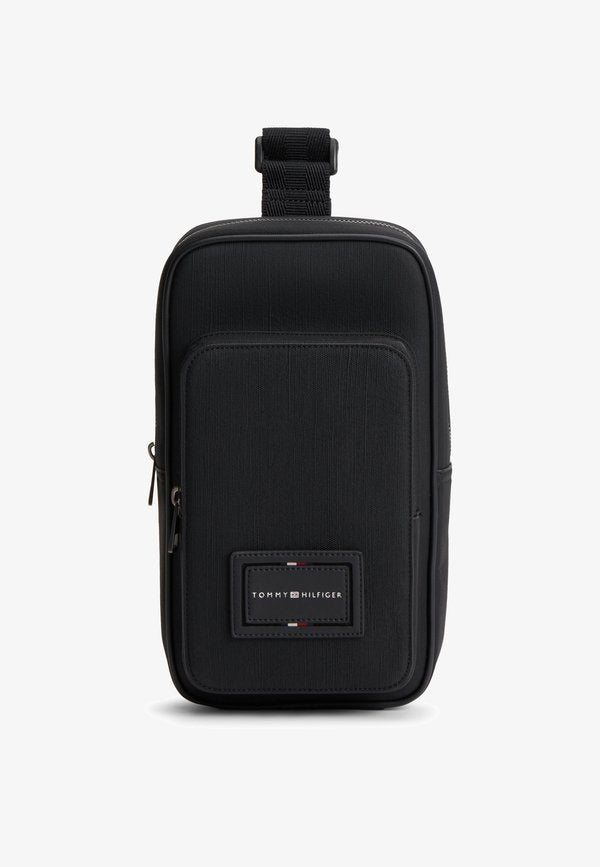 Tommy Hilfiger FOUNDATION SLING PACK UNISEX - Cross body bag - black