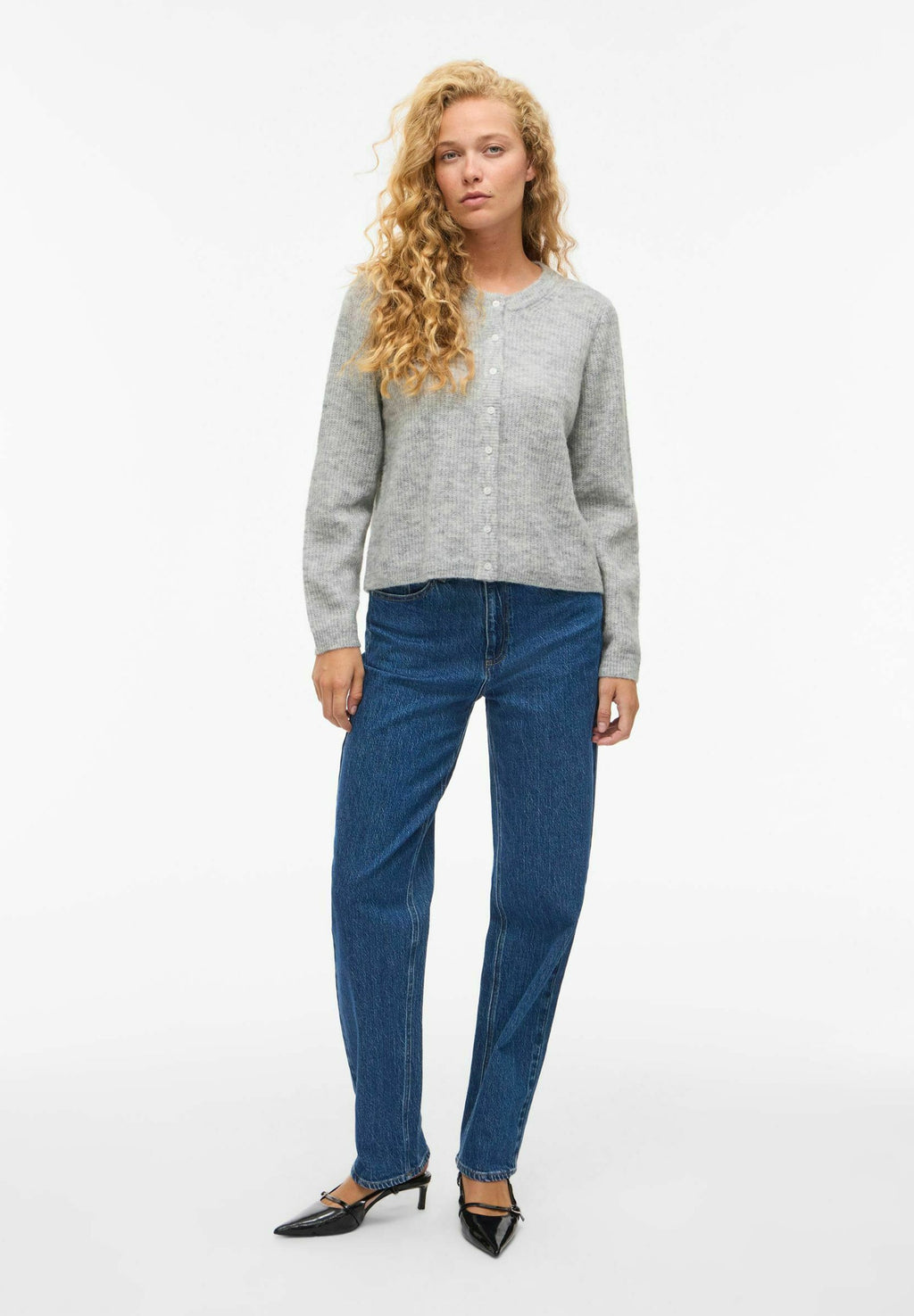 VILA VILORY O-NECK L/S KNIT CARDIGAN-NOOS