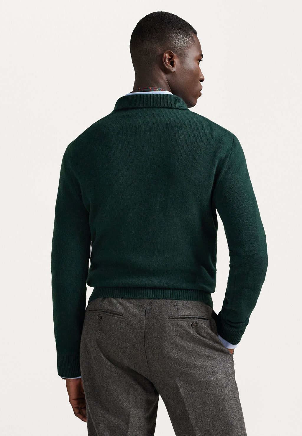 Polo Ralph Lauren CASHMERE POLO-COLLAR SWEATER