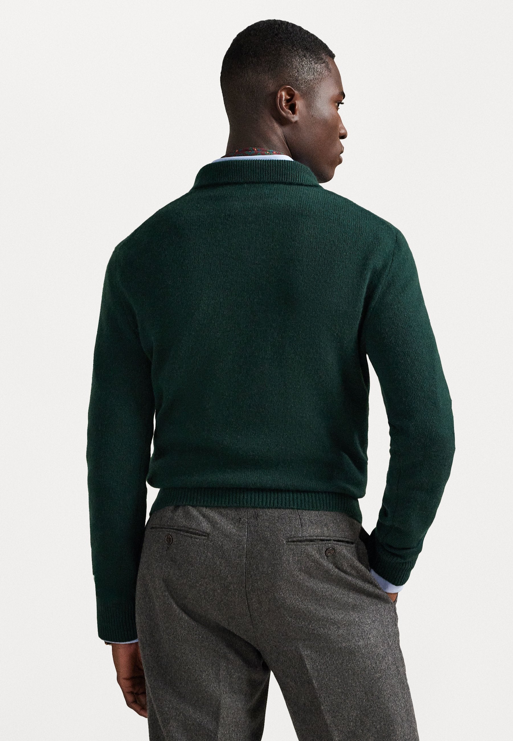 Polo Ralph Lauren CASHMERE POLO-COLLAR SWEATER