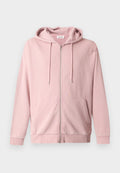 YOURTURN OVERSIZED FIT WASHED ZIP-UP HOODIE