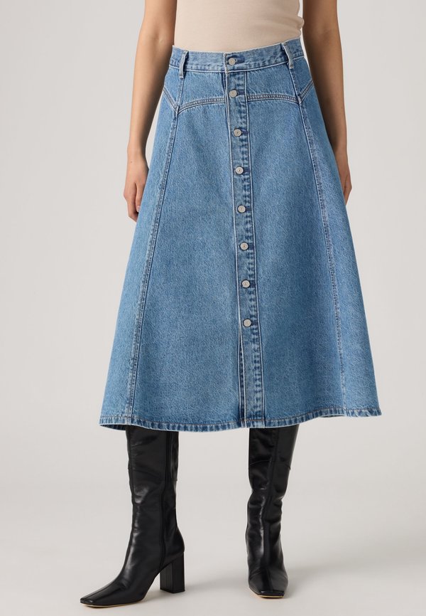Levi's® YOKED WESTERN - A-line skirt - inner adventurer