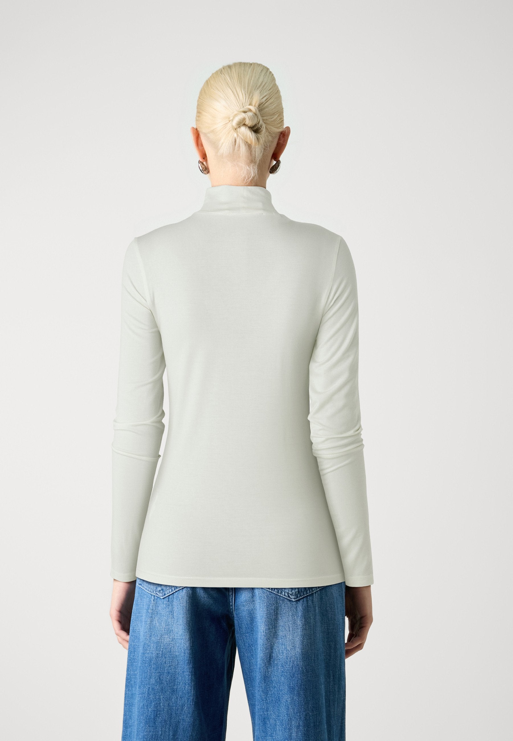 Selected Long sleeved basic high neck