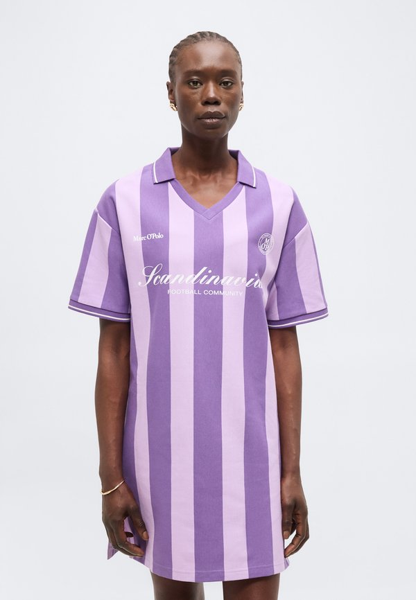Marc O'Polo CLUB '67 FOOTBALL TRIKOT DRESS STRIPED