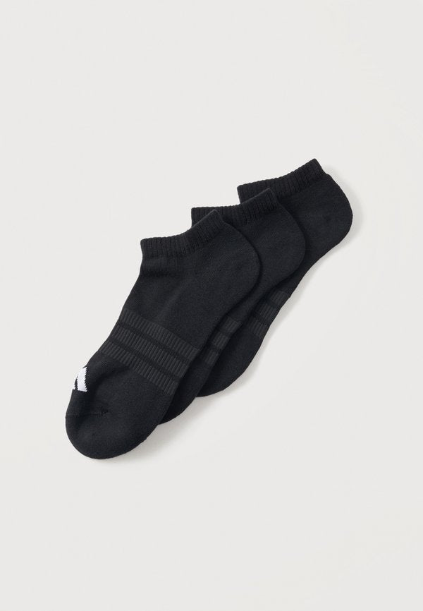 adidas Performance CUSHIONED ESSENTIALS LOW CUT UNISEX 3 PACK - Sneaker socks - black/white