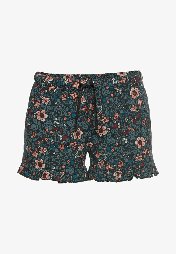 s.Oliver SCHLAF - Pyjama bottoms - petrol geblümt