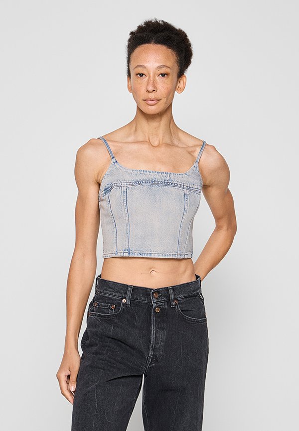 Levi's® JADINE DENIM CAMI TANK - Top - rose water top