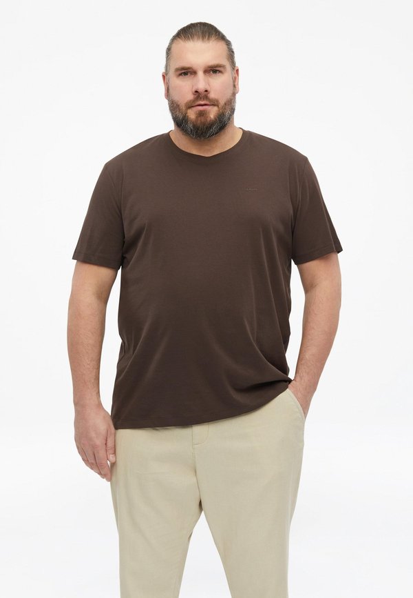 s.Oliver T-SHIRT - Basic T-shirt - dunkelbraun