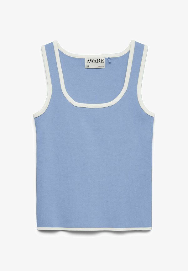 Vero Moda Knitted AWALICE Knit - Top - brunnera blue