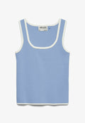 Vero Moda Knitted AWALICE Knit - Top - brunnera blue