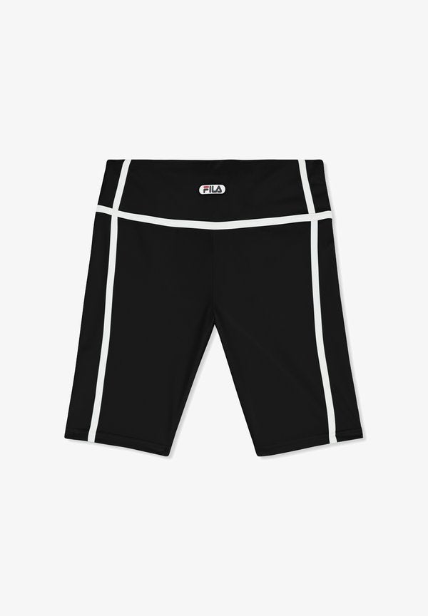 Fila CONFINI SLIM CONTRAST TAPE - Shorts - black