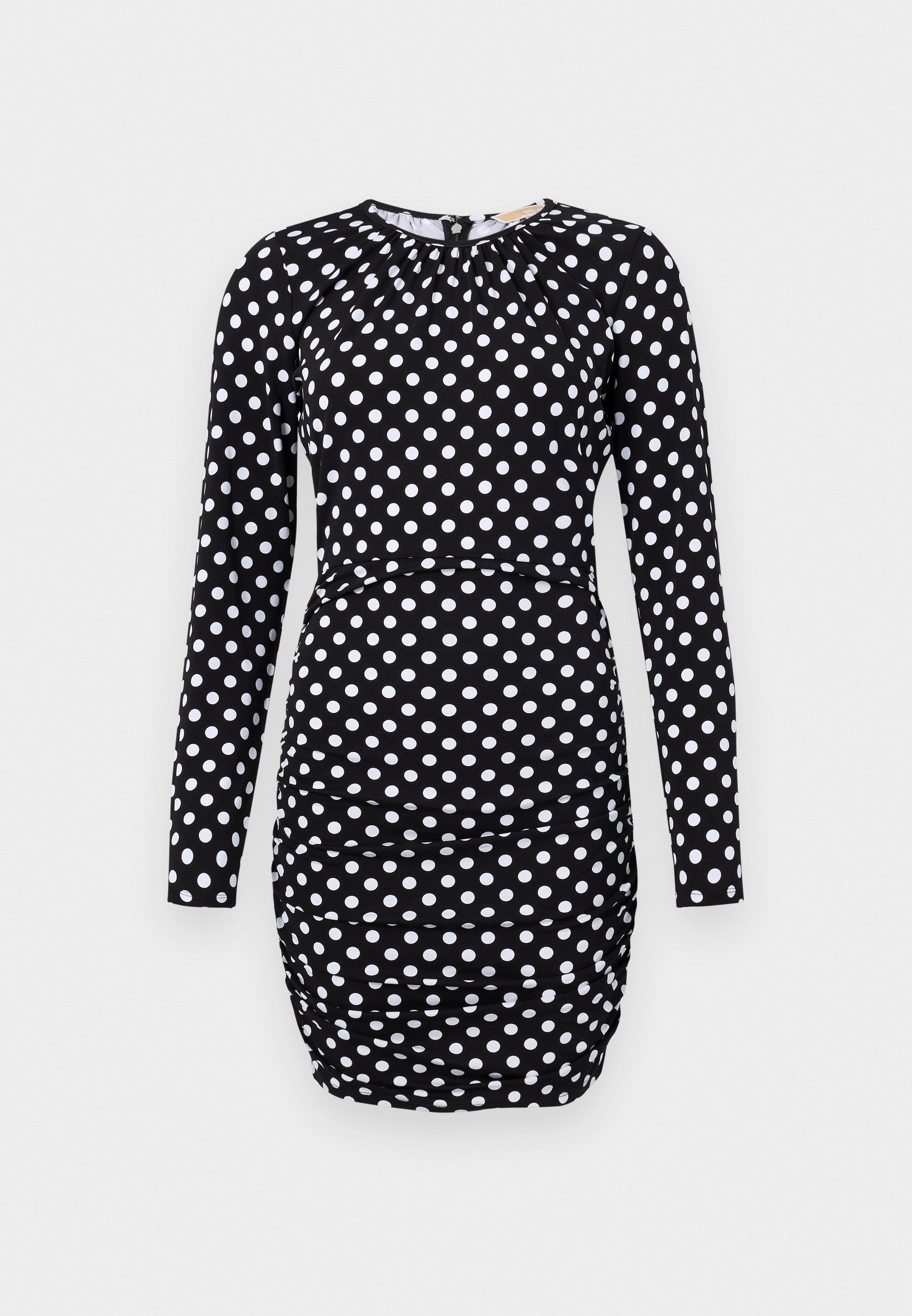 MICHAEL Michael Kors DOT RUCHED MINI DRESS