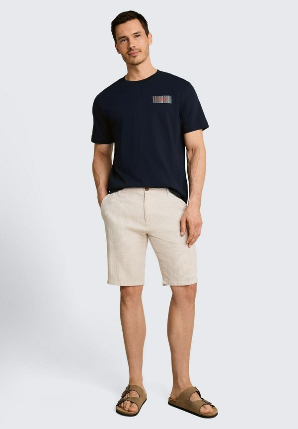 TOM TAILOR TOM TAILOR T-SHIRT T-SHIRT MIT LOGO-PRINT - Print T-shirt - sky captain blue