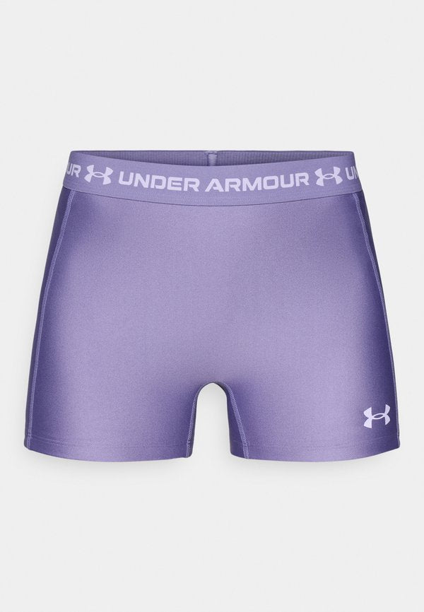 Under Armour HEATGEAR SHORTY - Leggings - purple luxe/purple crest