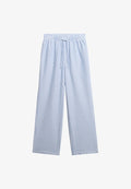 Superdry & Co Trousers - azure blue stripe oxford