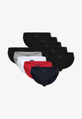 TOM TAILOR TOM TAILOR TOM TAILOR HERREN SLIP, 10ER PACK - MINI SLIP, BASIC, EINFARBIG MINI SLIP 10ER PACK - Briefs - blau weiß rot schwarz