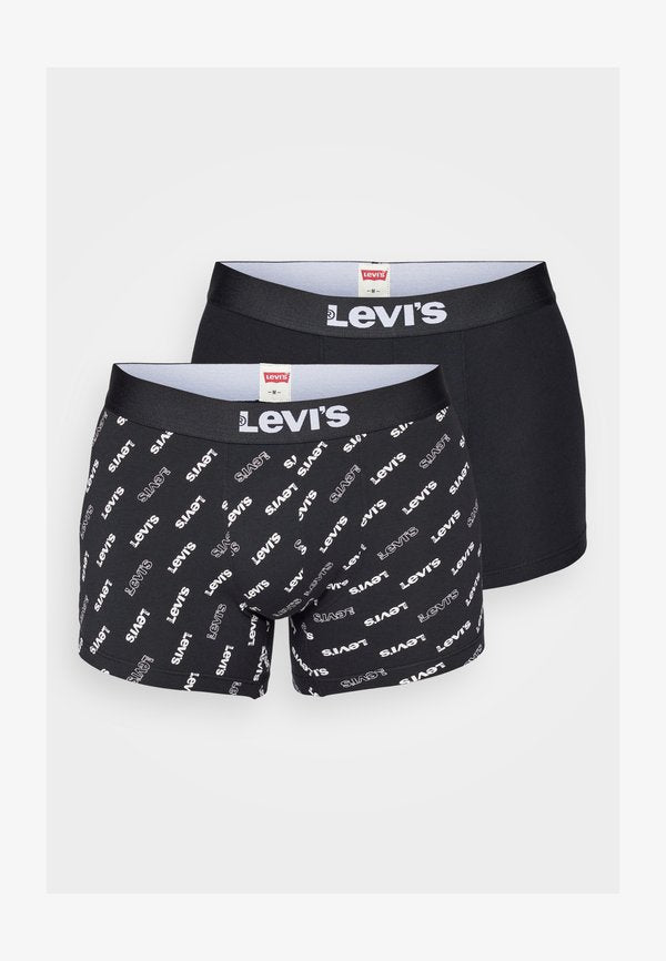 Levi's® MEN LOGO BOXER 2 PACK - Boxer briefs - black/white