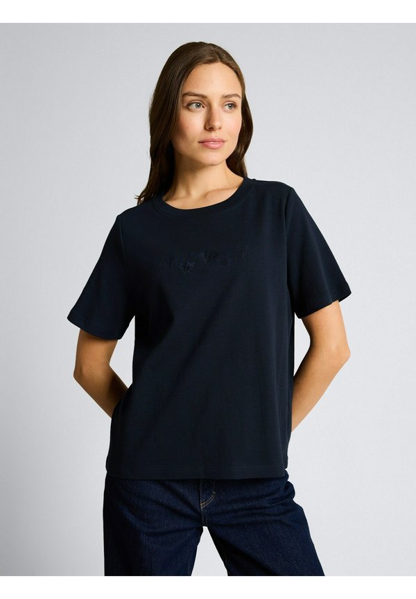 TOM TAILOR BOXY CREW NECK  - Print T-shirt - lunar eclipse
