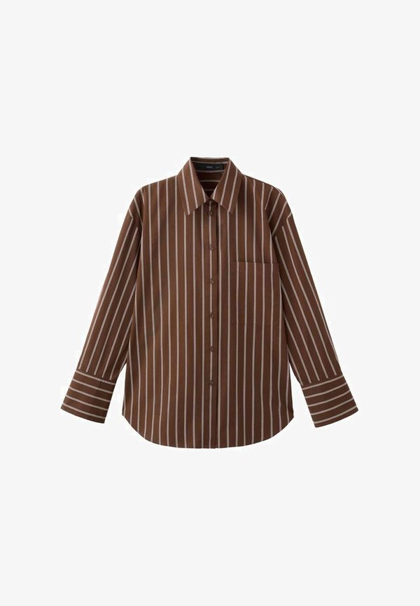 Mango Button-down blouse - brown