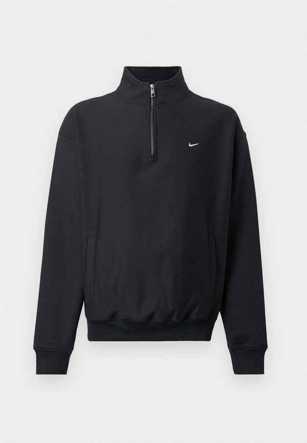 Nike Sportswear M NL SOLO SWSH BB QUARTER ZIP - Sweatshirt - black/white
