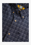 Superdry & Co PREMIUM CHECK OXFORD - Shirt - lauren navy shadow grid
