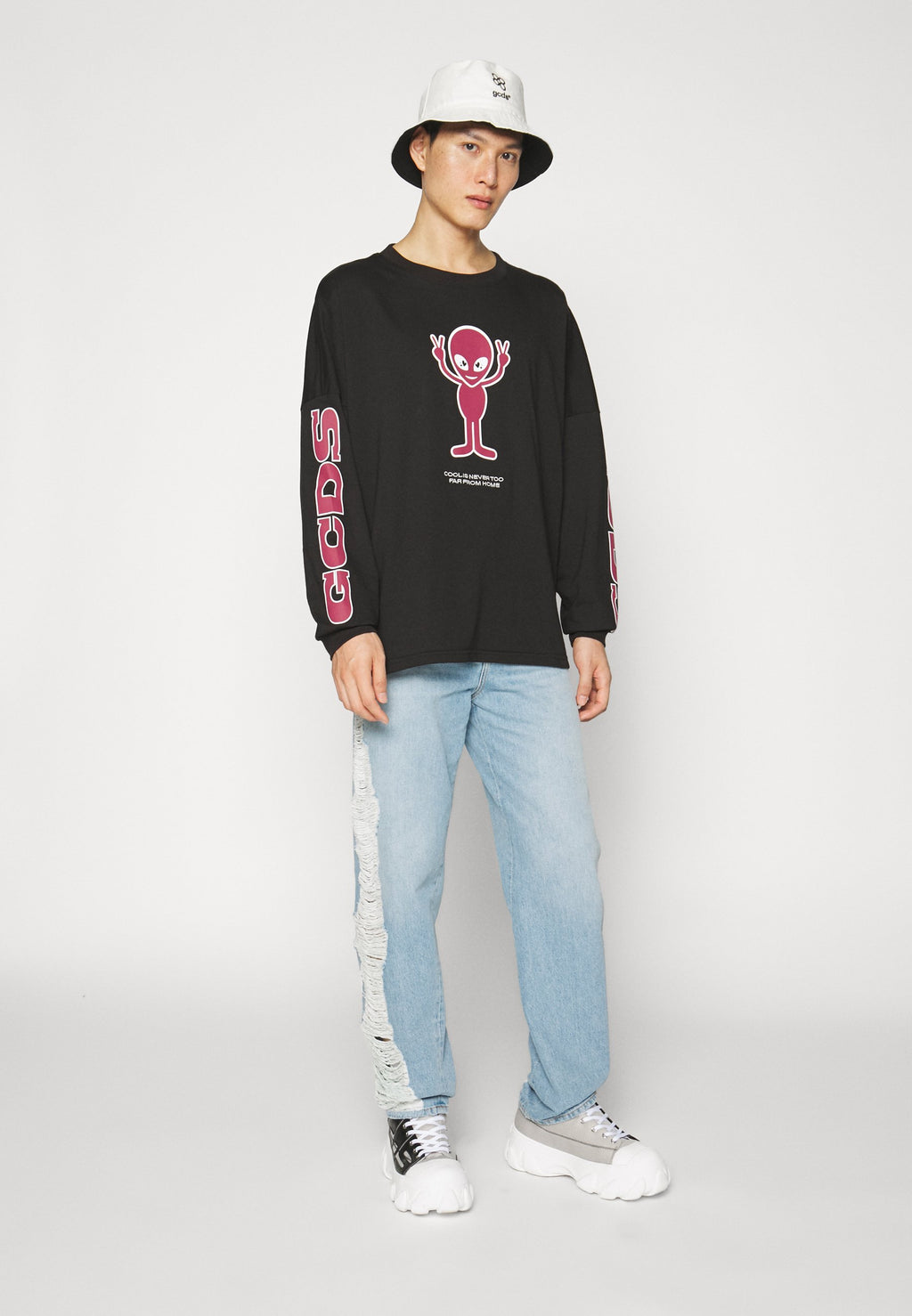 GCDS WIRDO WIN LONG TEE