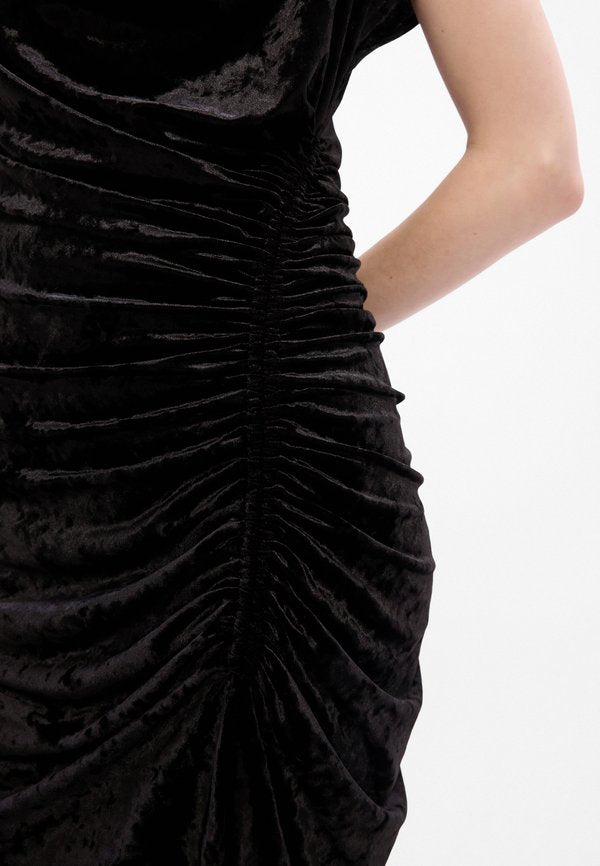 DKNY RUCHED MIDI