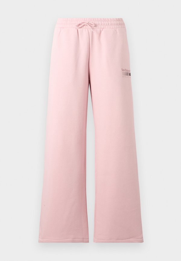New Balance TRACKSIDE - Tracksuit bottoms - pink chalk
