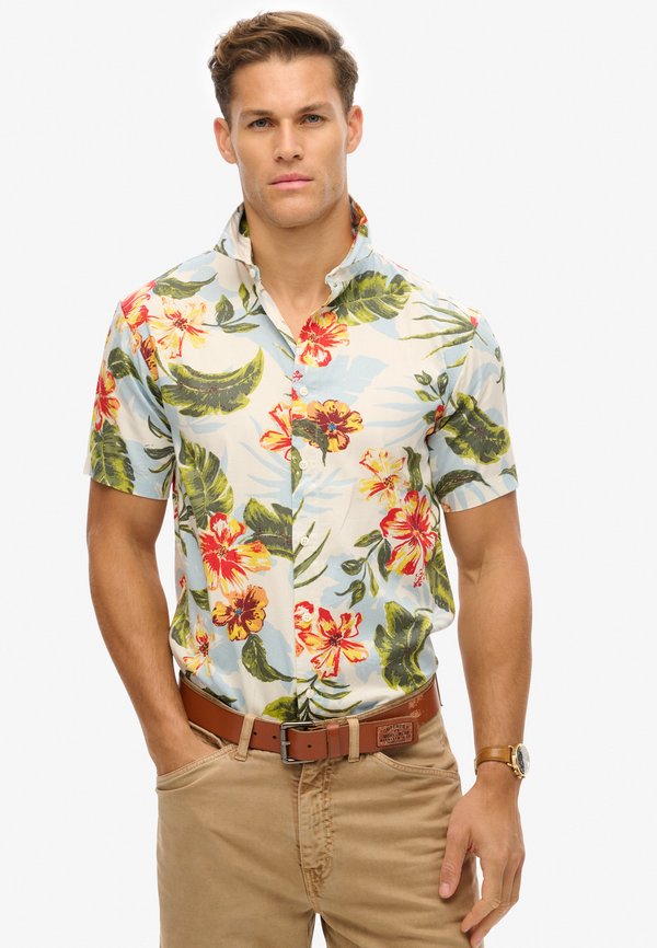 Superdry & Co HAWAIIAN PRINTED - Shirt - aloha shadow