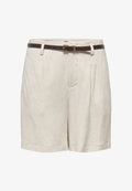 ONLY ONLSIESTA Regular Fit Linen - Shorts - moonbeam