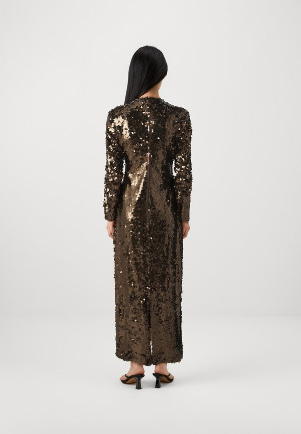 Malina KIARA OPEN FRONT SEQUIN DRESS