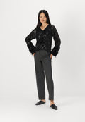 YAS YASFLOW V NECK SEQUIN