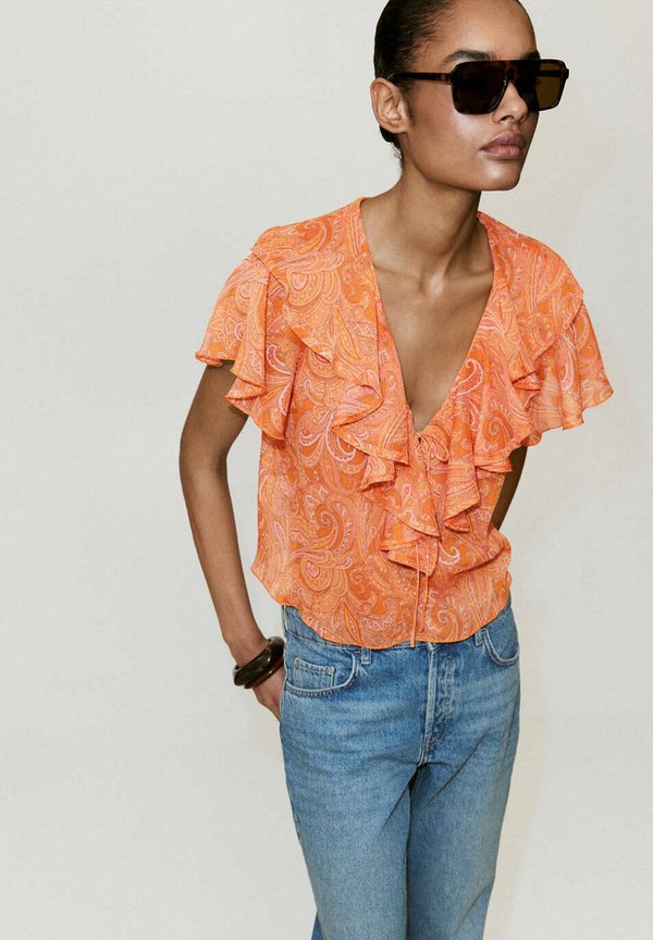 Mango ADULT - Blouse - orange