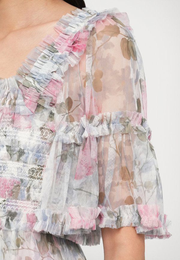 Needle & Thread CAMILLE S GARDEN PEACHES ANKLE GOWN