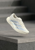adidas Performance ADIZERO EVO SL WOVEN W - Road running shoes - core white/halo silver-coloured