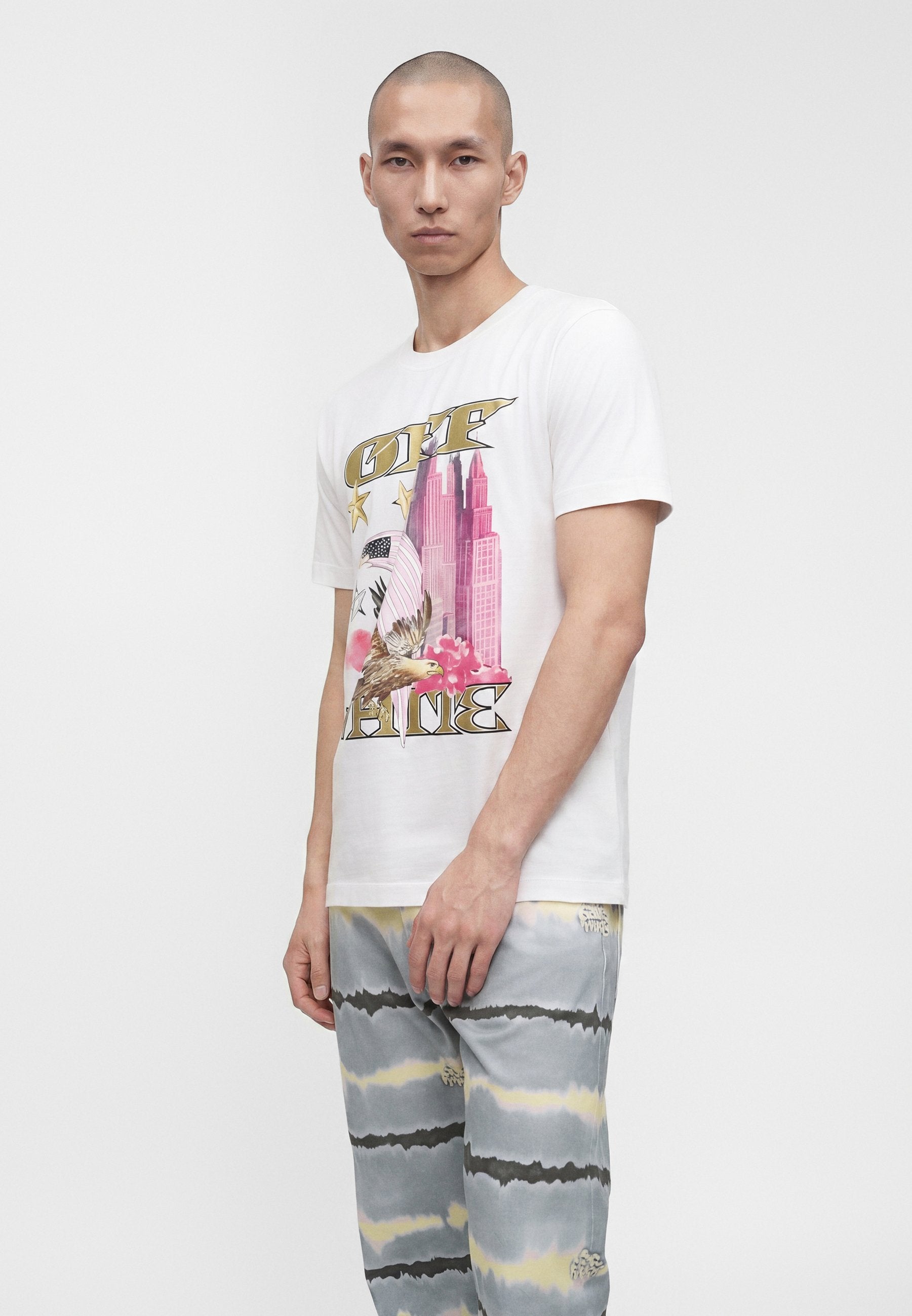 OFF-WHITE ALLOVER FRAME TEE