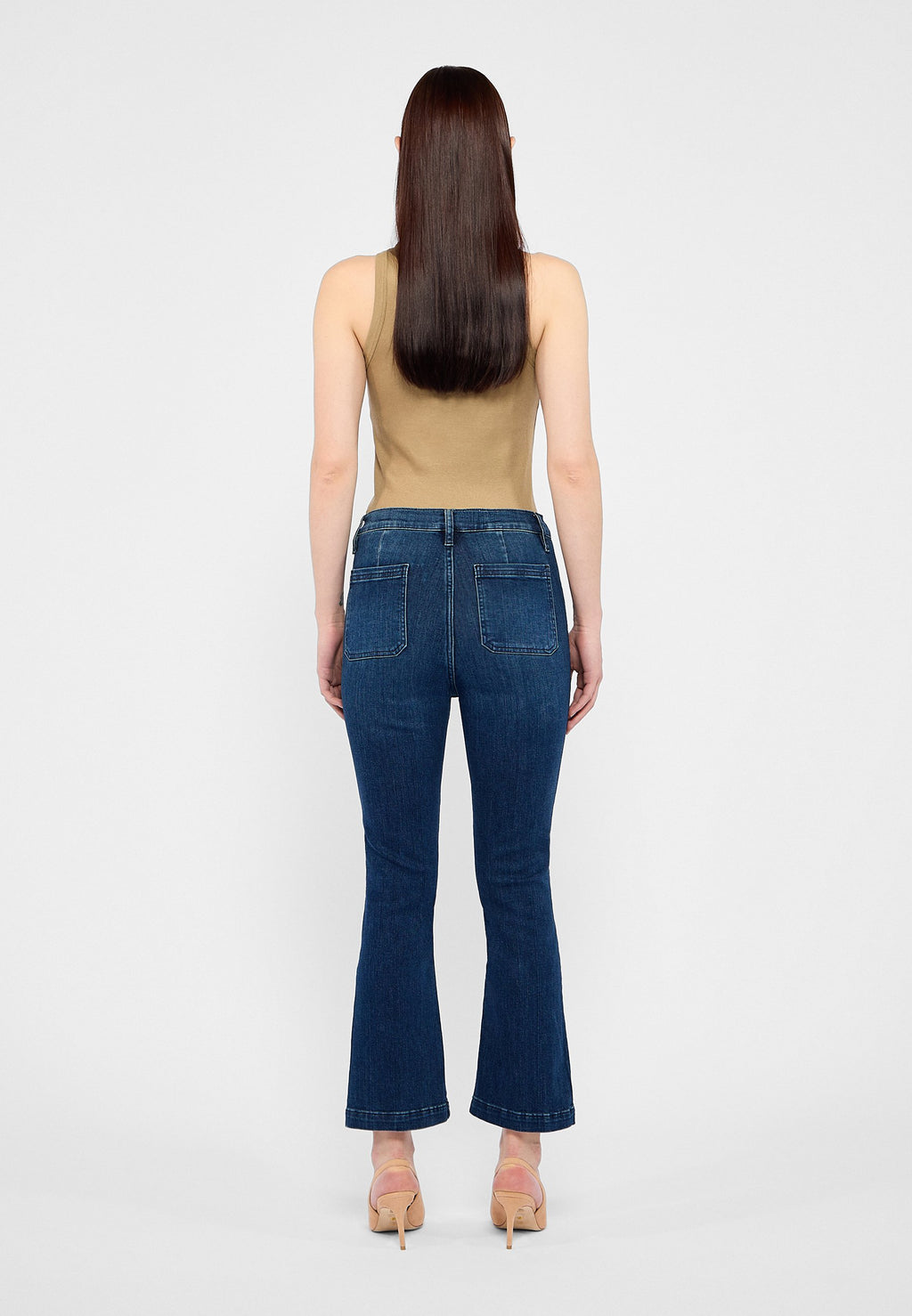 FRAME LE BARDOT CROP MINI EXPOSED FLY