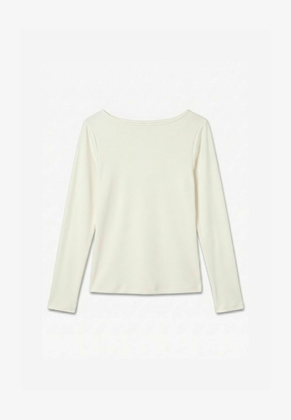 Vero Moda T-SHIRT AWTHEA TOP - Long sleeved top - snow white