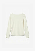 Vero Moda T-SHIRT AWTHEA TOP - Long sleeved top - snow white