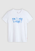 Levi's® THE PERFECT TEE - Print T-shirt - blurry flower field bw bright white