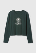 GAP WIC X GAP LS BOXY BTTR GRPH GIRLS