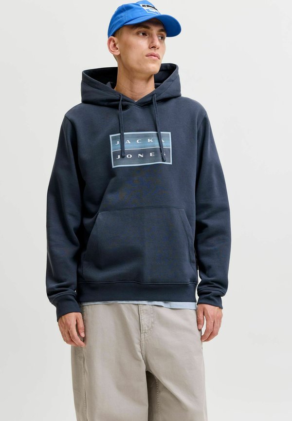 Jack & Jones HOODIE LOGO HOODIE - Hoodie - outer space