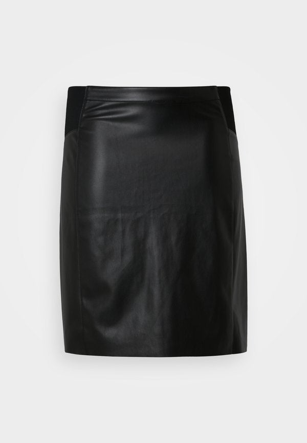 Vero Moda Curve Pencil VMCBUTTERSIA Short - Pencil skirt - black