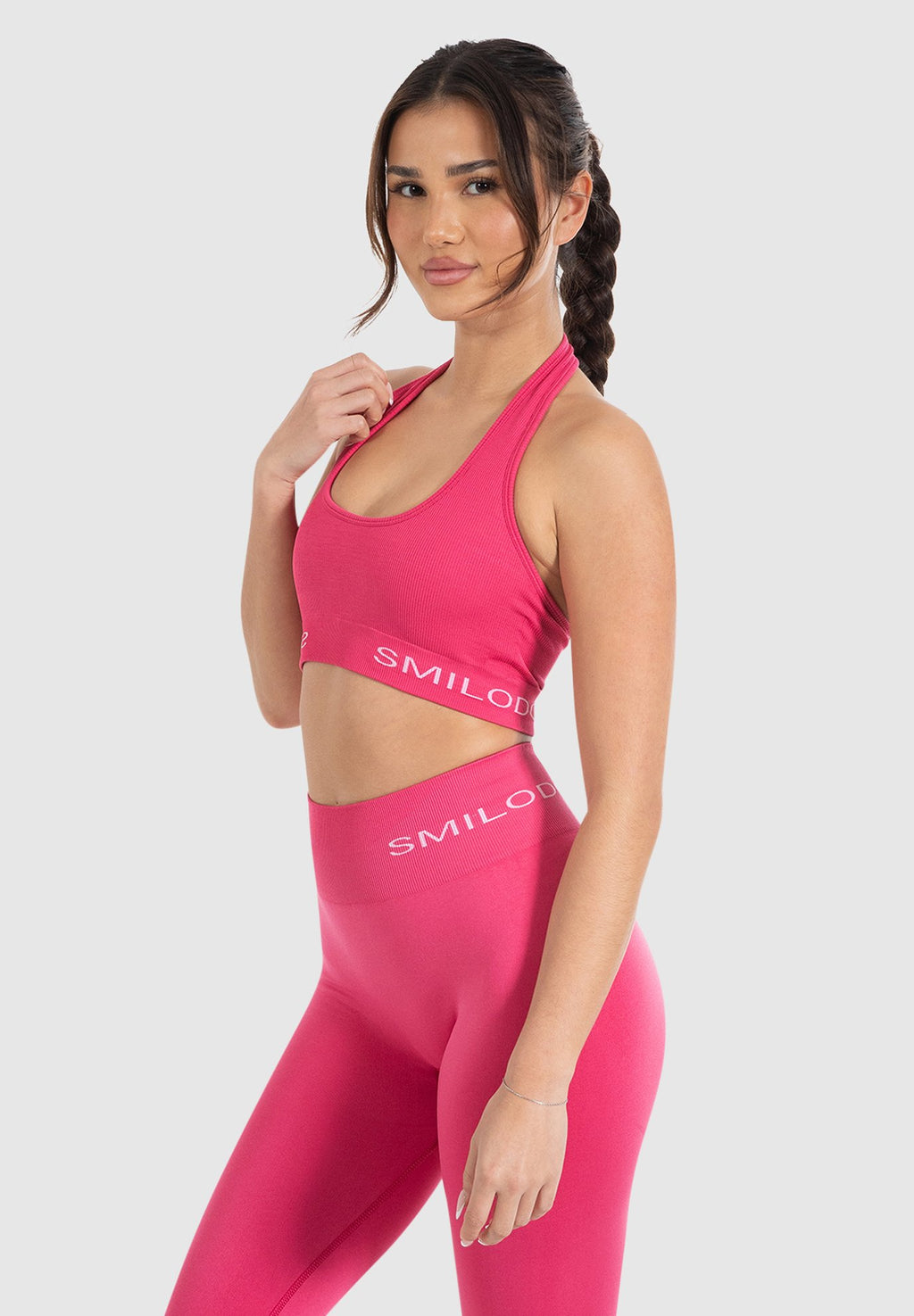 Smilodox AZURA RIBBED NECK HOLDER BRA