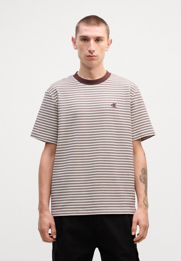 Calvin Klein STRIPED OTTOMAN TEE