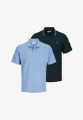 Jack & Jones 2ER PACK  - Polo shirt - dunkelblau   hellblau