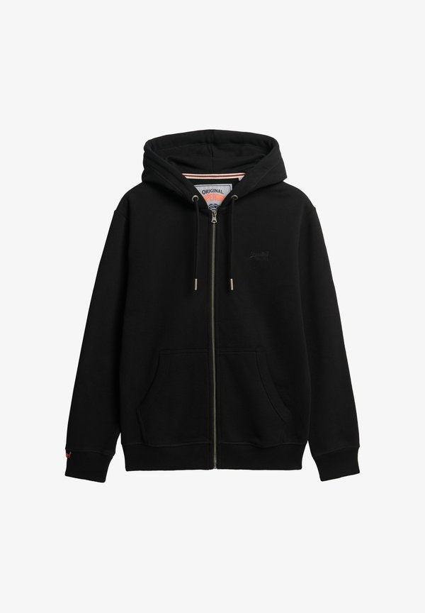 Superdry & Co SUPERDRY - Zip-up sweatshirt - black