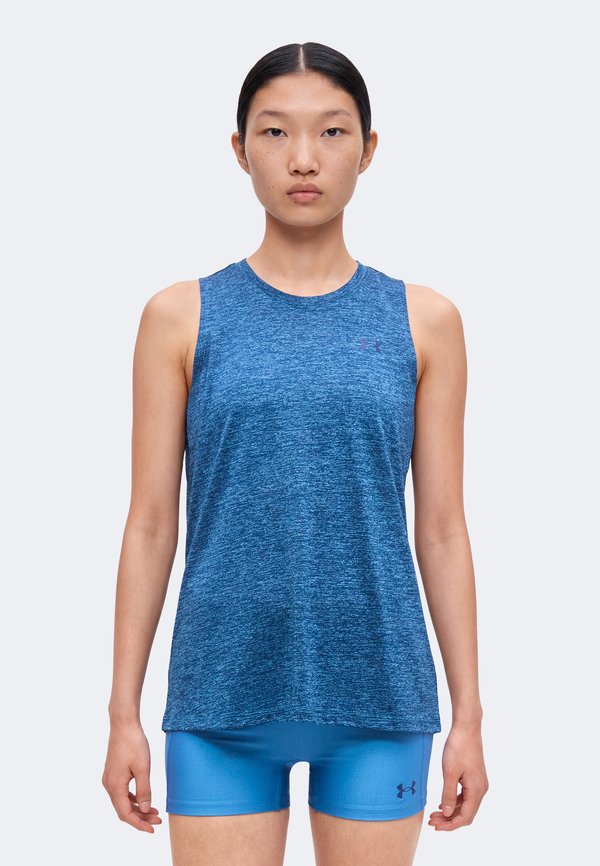 Under Armour TECH TWIST - Top - aegean blue/blackout navy