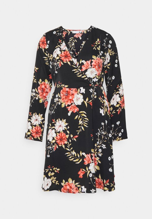 VILA Petite VIBLUME L/S WRAP SHORT DRESS/KA PTT